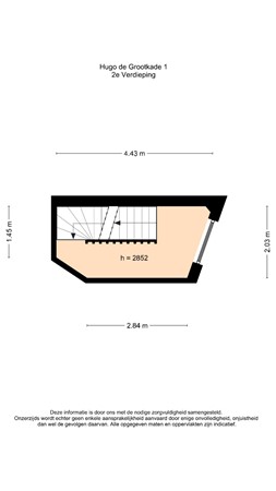 Floorplan - Hugo de Grootkade 1-3, 1052 LN Amsterdam